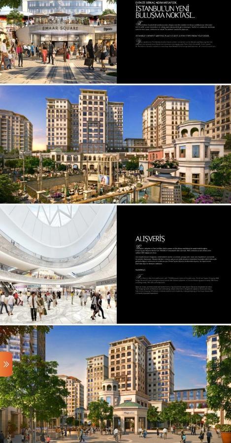 Serviced Luxurious 3+1 In Address Emaar Square Istanbul Eksteriør bilde