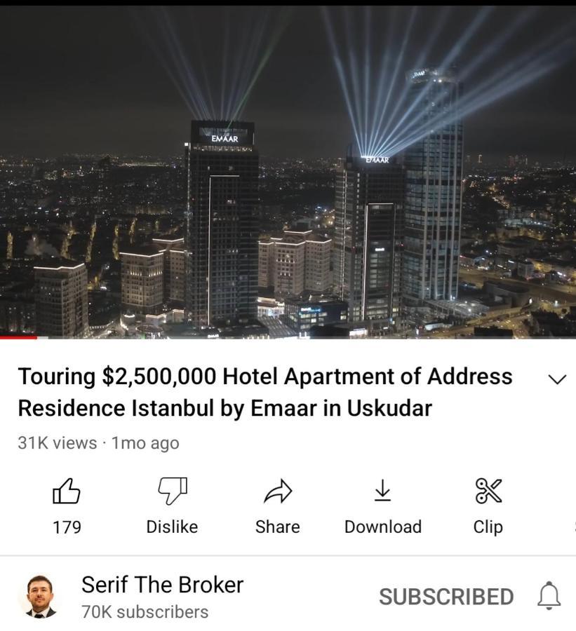 Serviced Luxurious 3+1 In Address Emaar Square Istanbul Eksteriør bilde